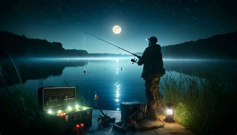 Fishing at night