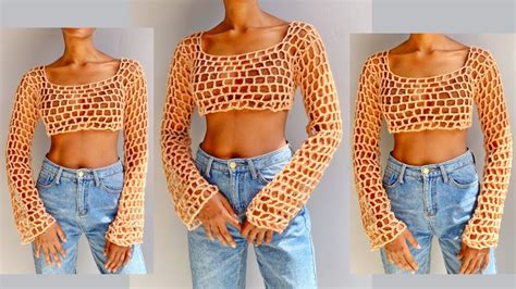 Fishnet Crochet Top