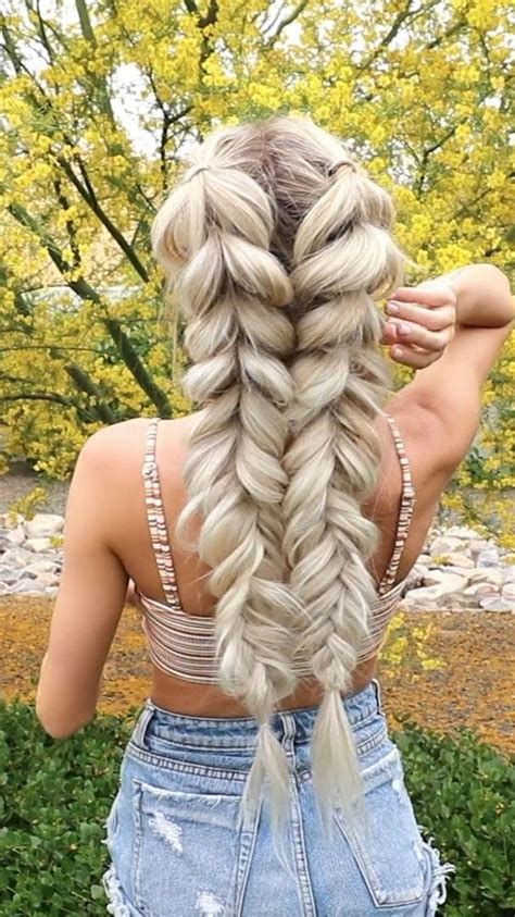 Fishtail Braids & Bubble Braids
