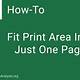 Fit To Printable Area