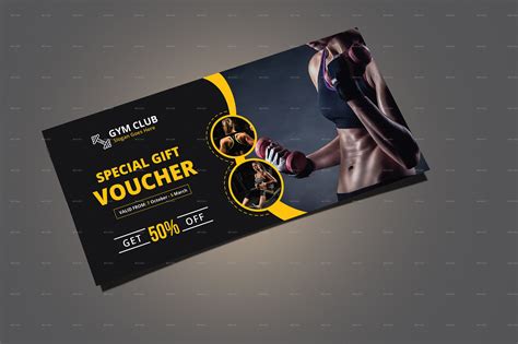 Fitness Gift Certificate Template