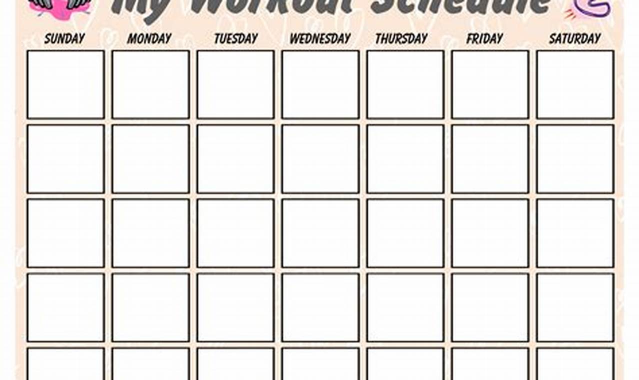 Unlock Your Fitness Potential: Discover the Secrets of Effective Fitness Schedule Calendars