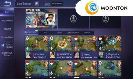 Fitur Live Stream Internal Mobile Legends