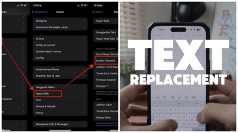 Cara menggunakan fitur text replacement untuk mengubah pengalaman mengetik di iPhone