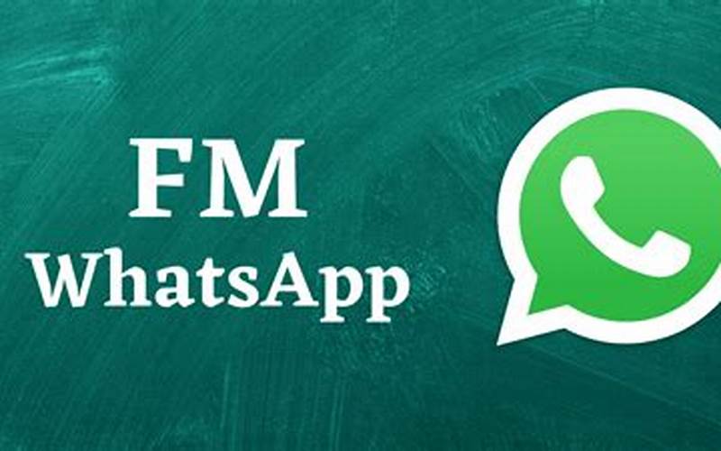 Fitur-Fitur Fm Whatsapp