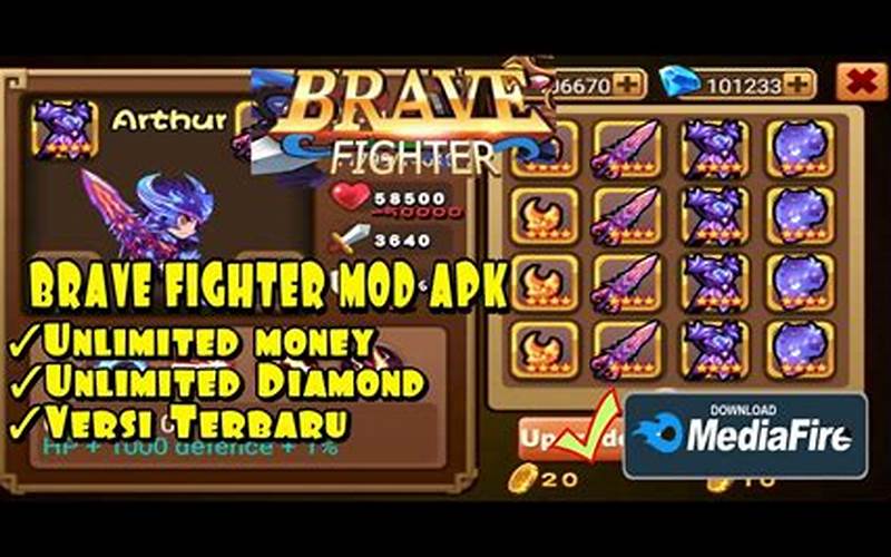 Fitur-Fitur Menarik Dalam Brave Fighter 2 Mod Apk