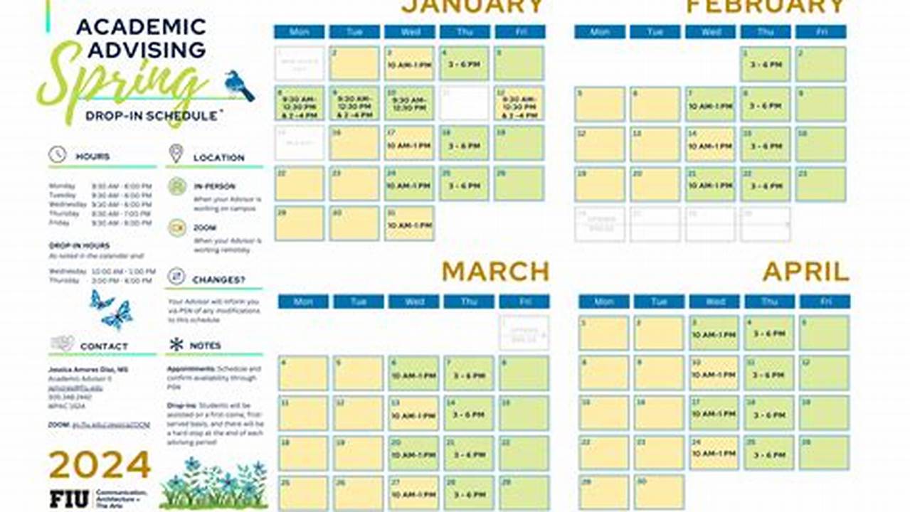 Fiu Calendar Spring 2024