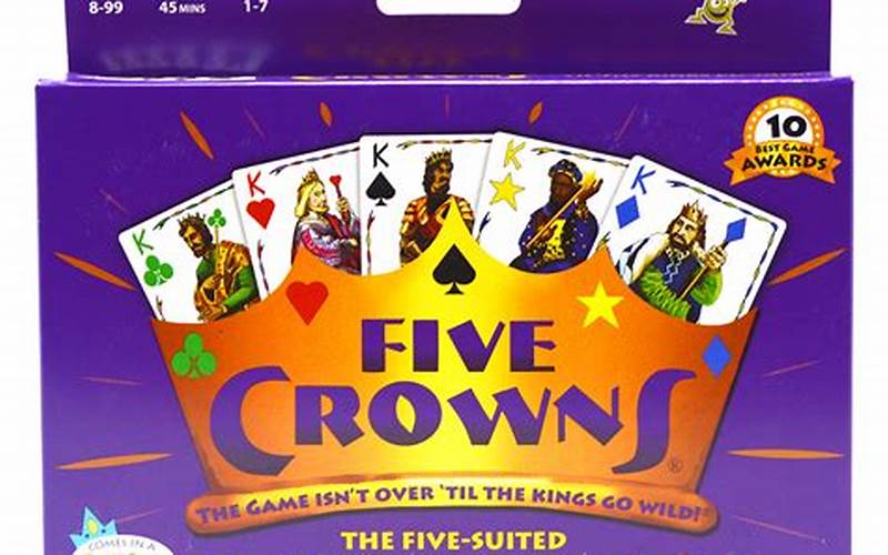 Five Crowns Card Game Cards