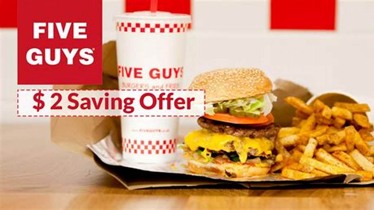 Five Guys Promo Code 2024