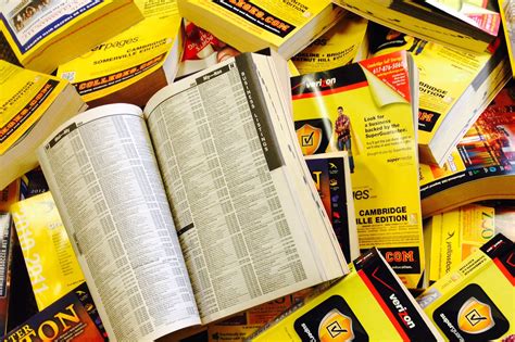 Five Creative Ways To Use Yellow Pages Books