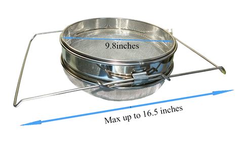 YUEBM Fine Mesh Stainless Steel Paint Strainer Fits 5 Gallon Bucket