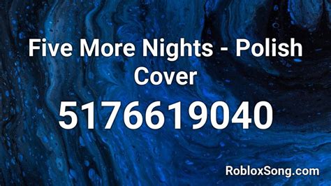 Five More Nights Roblox ID