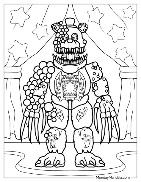 Five Nights At Freddys Free Coloring Pages