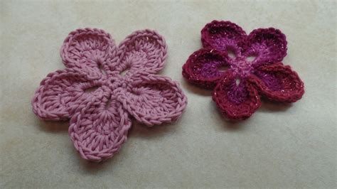Five Petal Flower Crochet Pattern