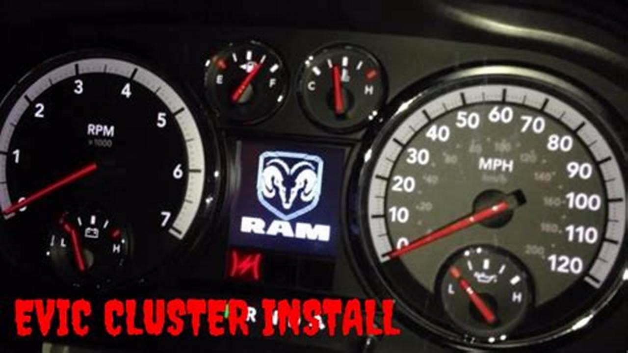 Fix 2024 Ram Instrument Panel Cluster Display Problems