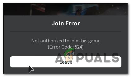 Fix: Roblox \"Error Code: 524\" When Joining a Game - Appuals.com