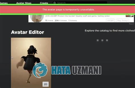 Fix: The Avatar Page Is Temporarily Unavailable Roblox 2023 