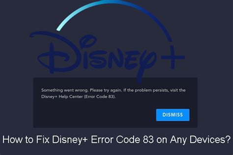 Fix – Disney Plus Help Center Error Code 83