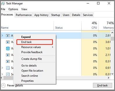 Fix 1: Close Conflicting Programs