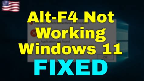 Fix 1: Use ALT+F4