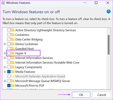 Fix 2: Disable Hyper-V