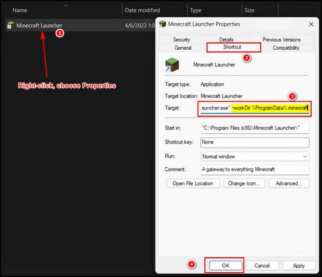 Fix 2: Modify the Minecraft Launcher Path