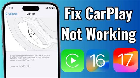 Fix Apple Car Play Not Working in iOS 16