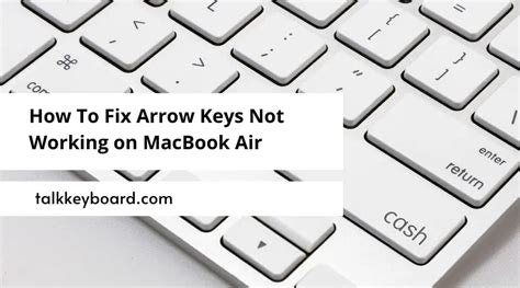 Fix Arrow Keys Not Working With An AppleScript On Mac