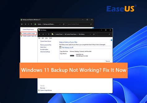Fix Backup Not Working in Windows 11