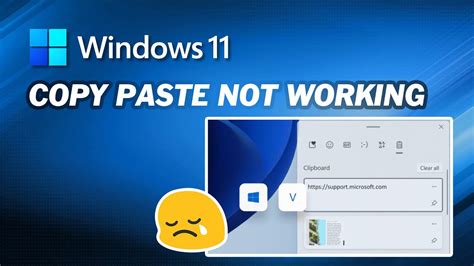 Fix Copy And Paste Not Working In Windows 11