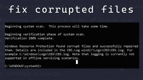 Fix Corrupt Files