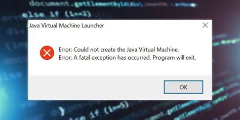 Fix Could Not Create The Java Virtual Machine Error
