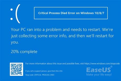 Fix Critical Process Died Error in Windows 11