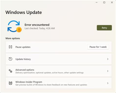Fix Error Encountered Issue In Windows 11
