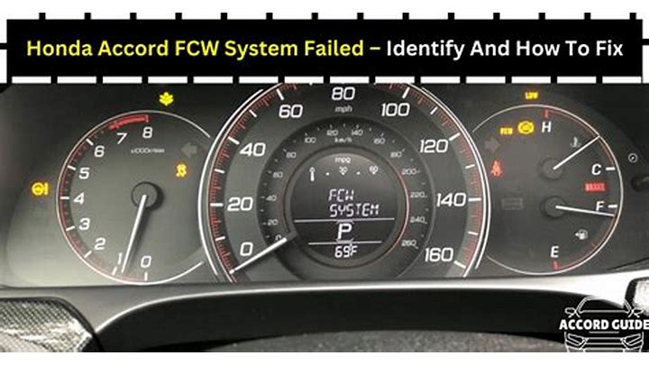 Fix FCW System Failed in Honda Accord