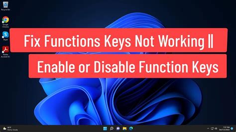 Fix Function Keys Not Working in Windows 11