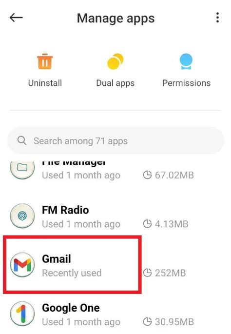 Fix Gmail From Crashing By Uninstalling the App Updates