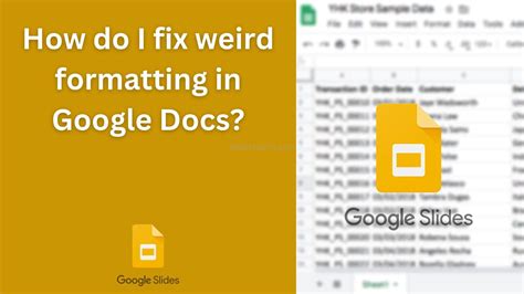 Fix Google Docs Formatting Problems