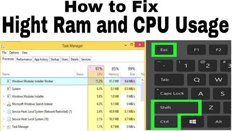 Fix High RAM and CPU Usage in Windows 10