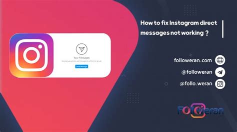 Fix Instagram Direct Messages Not Working