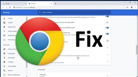 Fix Issues With a Chrome Sync