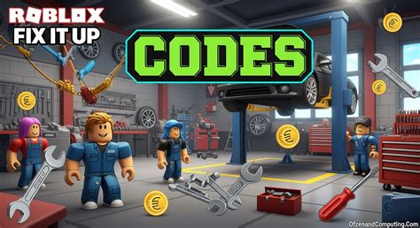 Fix It Up Roblox Codes