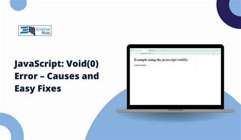 Fix Javascript:void(0) Errors in 2023