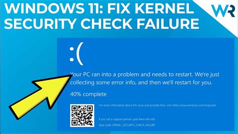 Fix Kernel Security Check Failure In Windows 11