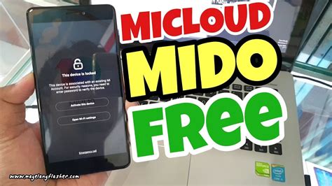 Fix Micloud Redmi Note 4x Mido Free