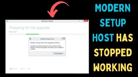 Fix Modern Setup Host Issues