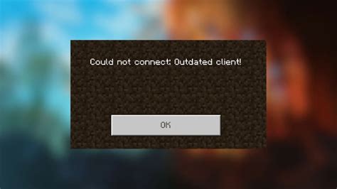 Fix Outdated Client Error in Minecraft