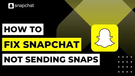 Fix Snaps Not Sending on Snapchat