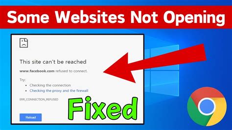 Fix Some Websites Won’t Open in Browser