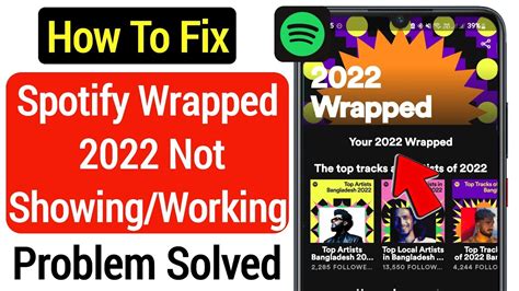 Fix Spotify Wrapped or Slideshow Not Working 2022